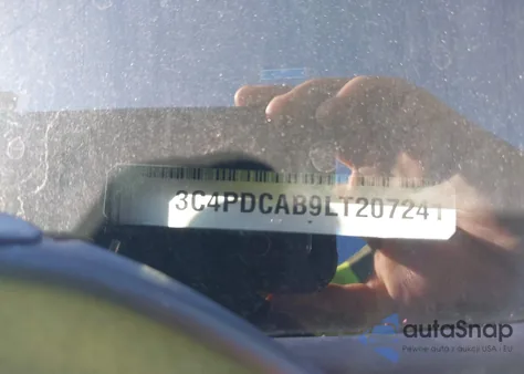 2020 Dodge Journey Se Value z USA, uszkodzony, nr VIN 3C4PDCAB9LT207241